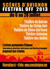 Scènes d'Avignon - programme Festival d'Avignon